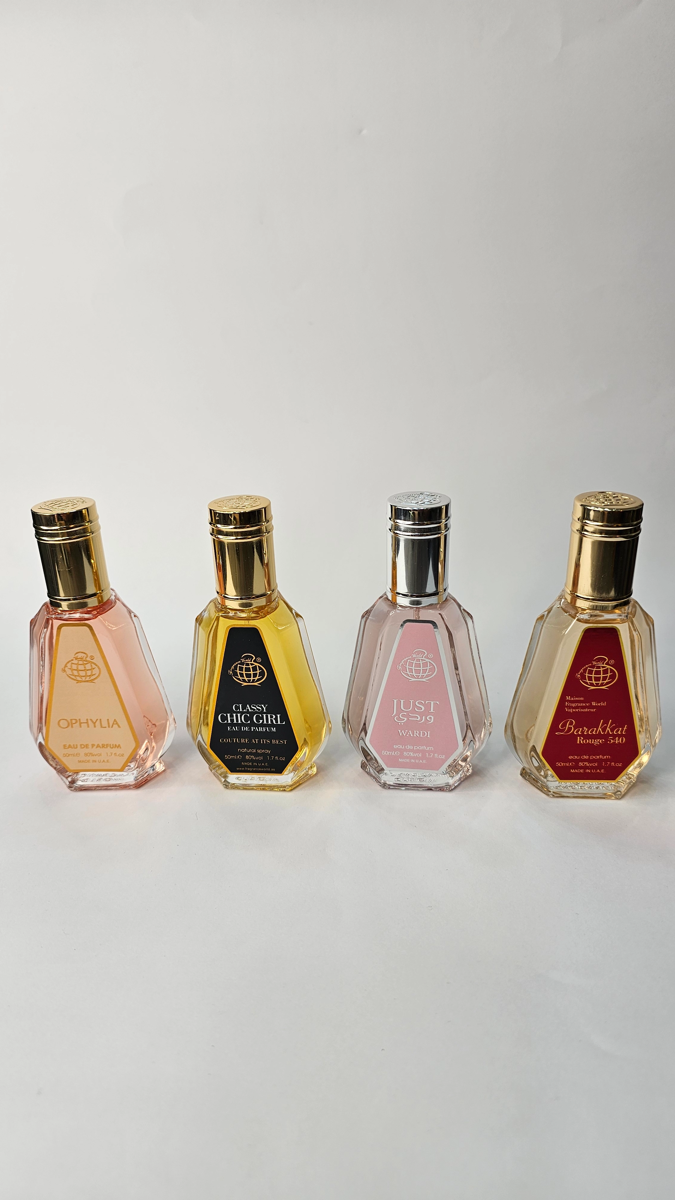 پک۴عددی ادکلن ۵۰میل فرگرنس زنانه