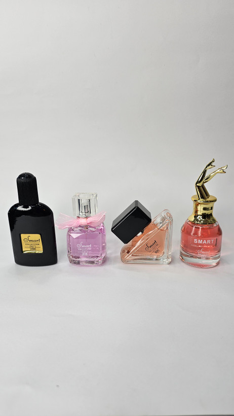 ۴ عدد ادکلن ۲۵ میل اماراتی اسکندل پرادا پارادوکس بلو اورکید مون پاریس