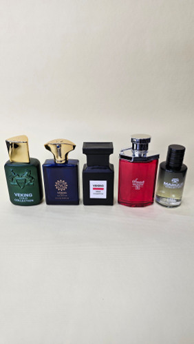 پک ادکلن ۲۵میل ۵ عددی مردانه شامل فاکینگ فبیولس مارلی هالتان امواج اینترلود ساواج دیور دانهیل قرمز