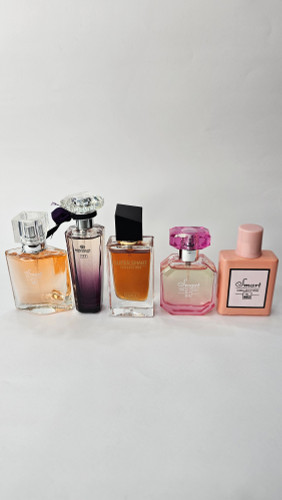 ۵ عدد ادکلن ۲۵میل اماراتی اسمارت شامل بمب شل صورتی لنکوم لاویه بل لنکوم میدنایت رز گوچی بلوم لیبره