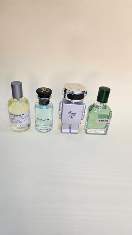 پک ۴ عددی ۲۵ میل ادکلن / لویی ویتون ایمجینیشن/سانتال۳۳/فانتوم پاکوروبان/مگاماره