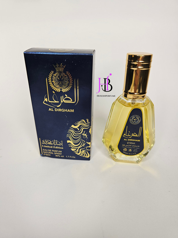ادکلن 50 میل ارض الزعفران مدل الضرغام