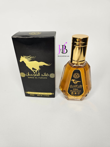 ادکلن 50 میل ارض الزعفران مدل قائد الفرسان عربی