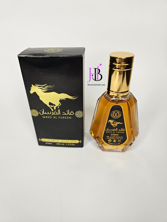 ادکلن 50 میل ارض الزعفران مدل قائد الفرسان عربی