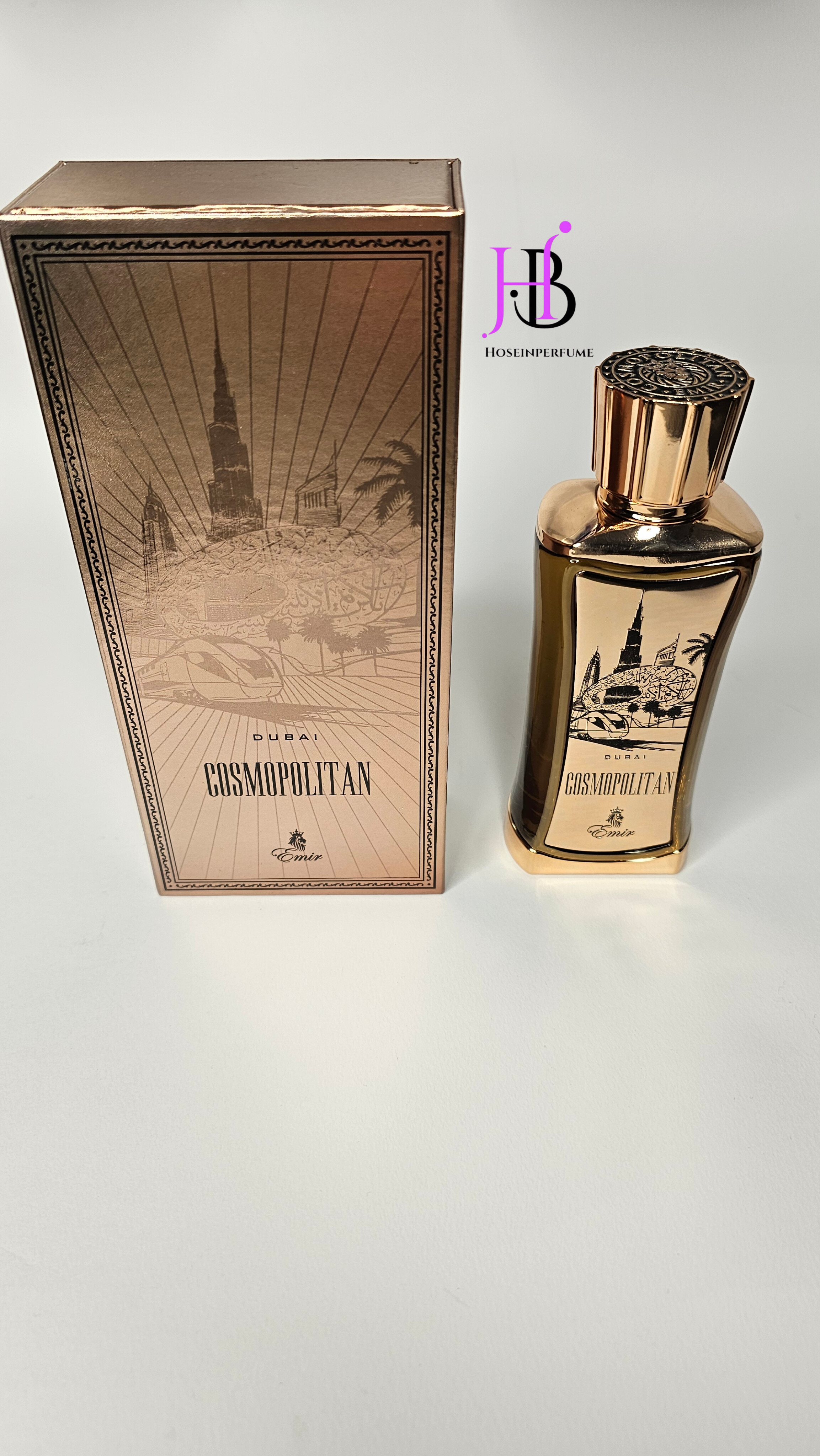 ادکلن پاریس کرنر مدل کازموپولیتن دبی Cosmopolitan Dubai رایحه بولگاری فالکار نمای ۳