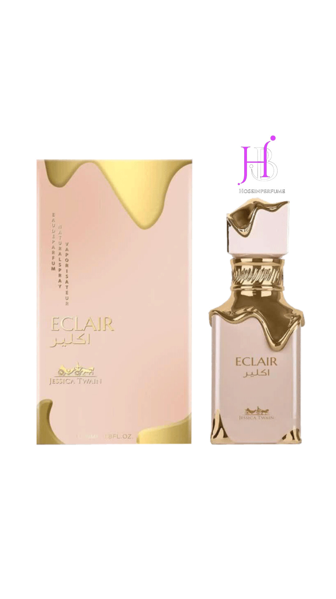 ادکلن ۱۰۰میل جسیکا توین مدل اکلیر رایحه اکلایر