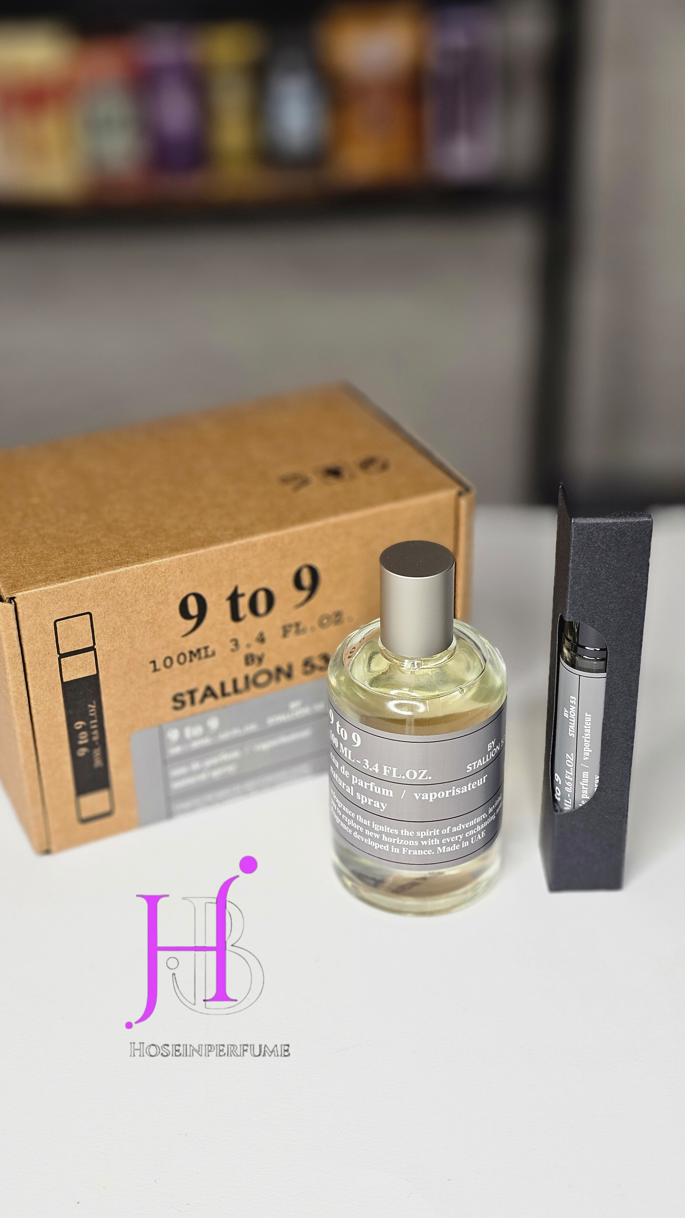 ادکلن ۱۰۰ میل امپر مدل ناین تو ناین بای استالین 53 emper 9 to 9 by stallion رایحه ژان پل گوتیه اولترا میل نمای ۲
