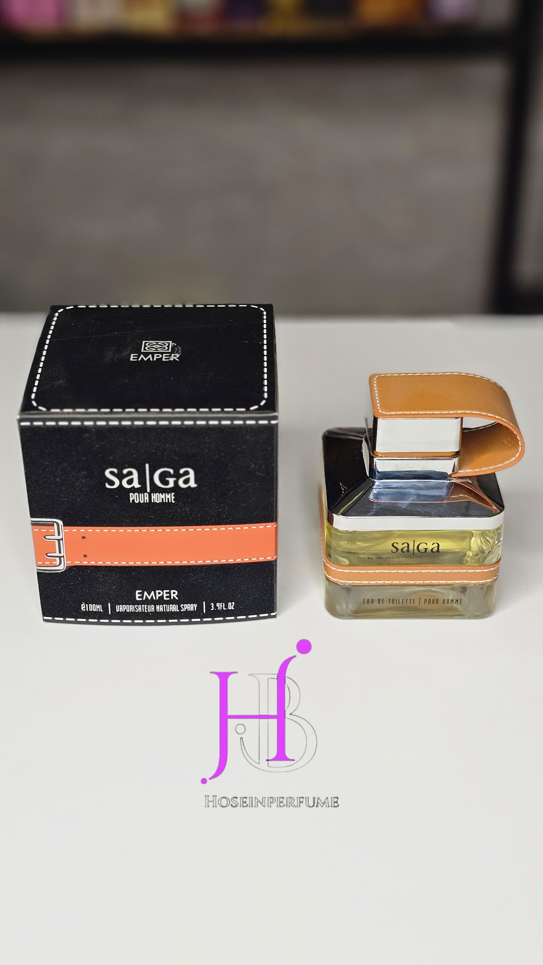 عطر ادکلن مردانه امپر مدل ساگا Saga نمای ۲